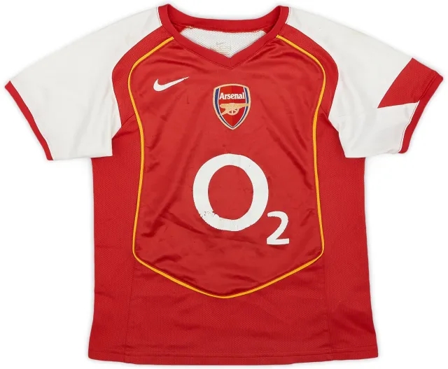 Nike 2004-05 Arsenal Home Shirt - 5/10 - (5-6Years)