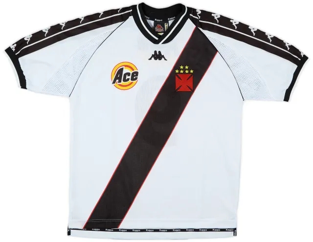 Kappa 1999 Vasco da Gama Away Shirt #9 - 9/10 - (L)