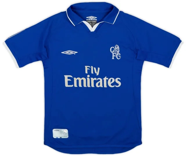 Umbro 2001-03 Chelsea Home Shirt - 8/10 - (6-7Years)