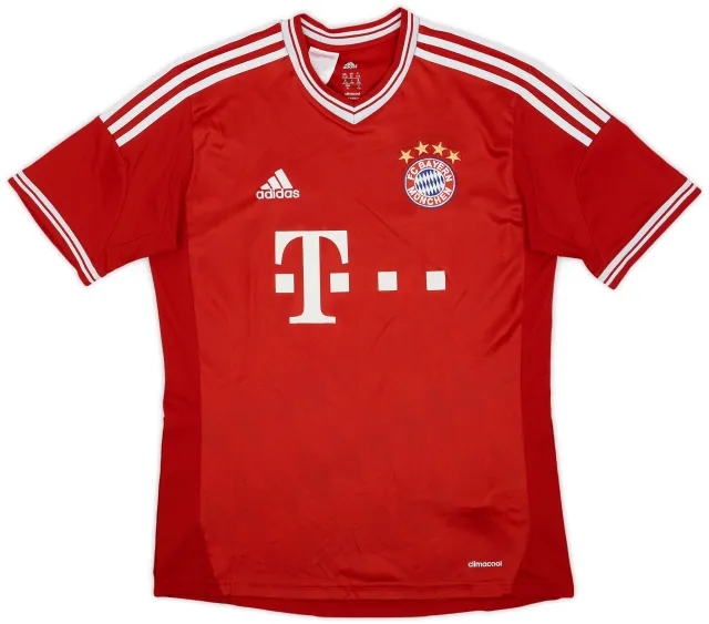 adidas 2013-14 Bayern Munich Home Shirt - 7/10 - (XL.Boys)