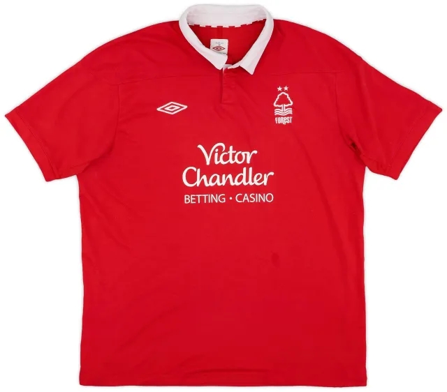 Umbro 2011-12 Nottingham Forest Home Shirt - 8/10 - (XL)