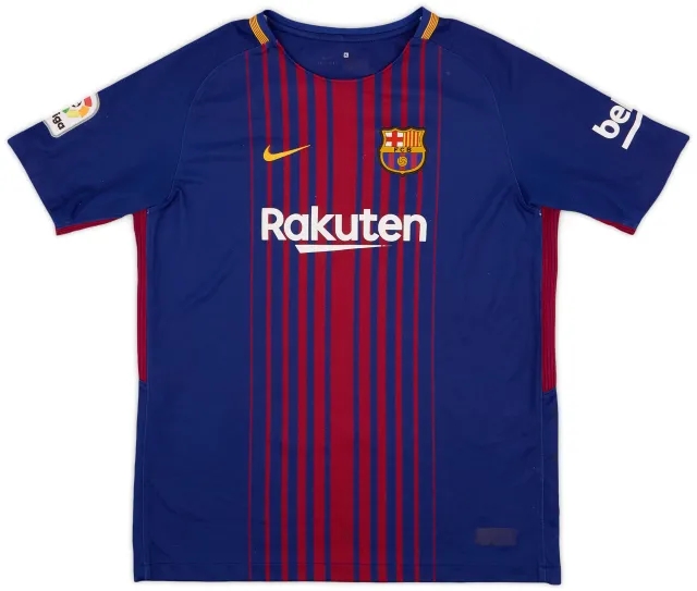 Nike 2017-18 Barcelona Home Shirt - 6/10 - (XL.Boys)