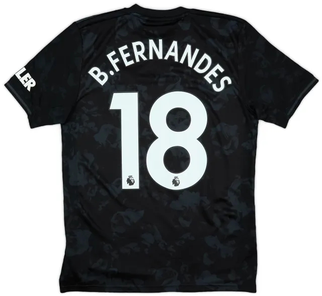 adidas 2019-20 Manchester United Third Shirt B.Fernandes #18 - 9/10 - (S)