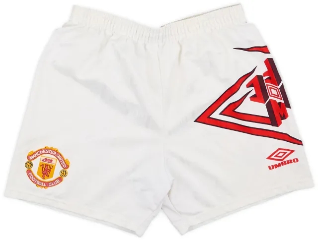 Umbro 1992-94 Manchester United Home Shorts - 8/10 - (S)