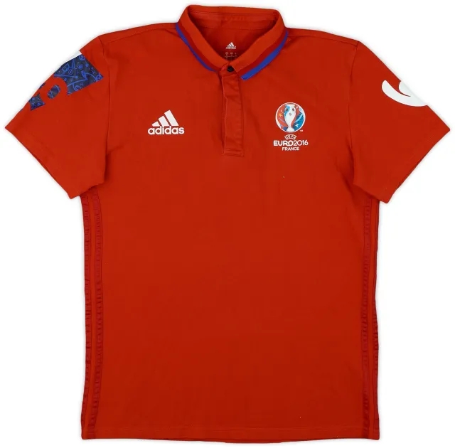 2016 Euro adidas Volunteer Polo Shirt - 9/10 - (M)