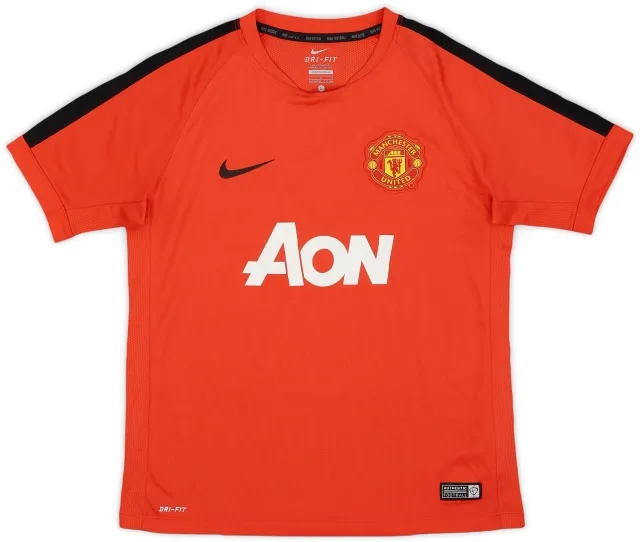 2014-15 Manchester United Nike Training Shirt - 7/10 - (L.Boys)