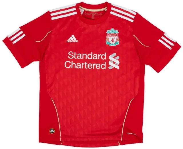 adidas 2010-12 Liverpool Home Shirt - 6/10 - (L.Boys)