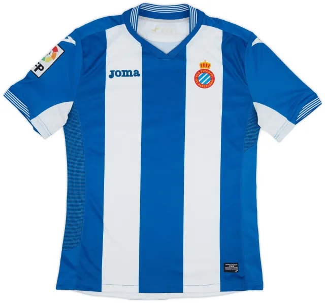 Joma 2015-16 Espanyol Home Shirt - 7/10 - (XL)