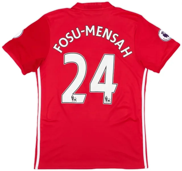 adidas 2016-17 Manchester United Home Shirt Fosu-Mensah #24 - 9/10 - (M)