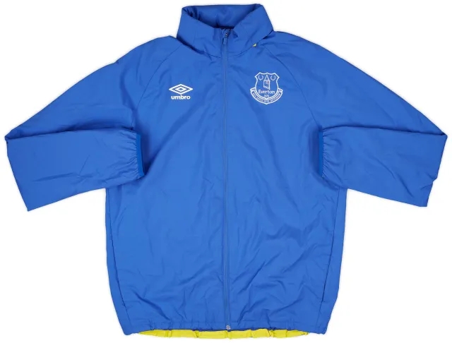 2016-17 Everton Umbro Hooded Rain Jacket - 9/10 - (L)
