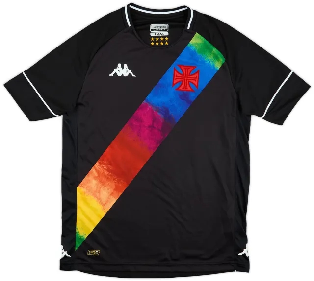 Kappa 2021 Vasco da Gama Special Edition Pride Shirt - 9/10 - (L)