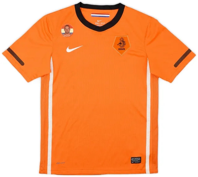 Nike 2010-11 Netherlands Home Shirt - 8/10 - (L.Boys)