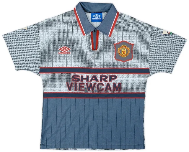 Umbro 1995-96 Manchester United Away Shirt - 8/10 - (Y)