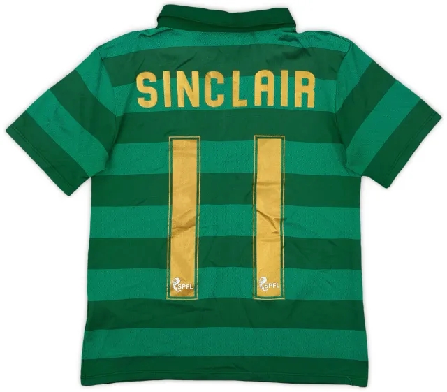 NewBalance 2017-18 Celtic 'Lisbon Lions 50th Anniversary' Away Shirt Sinclair #11 - 8/10 - (S.Boys)