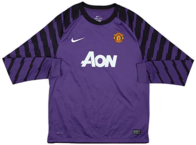 Nike 2010-11 Manchester United GK Shirt - 9/10 - (XL.Boys)