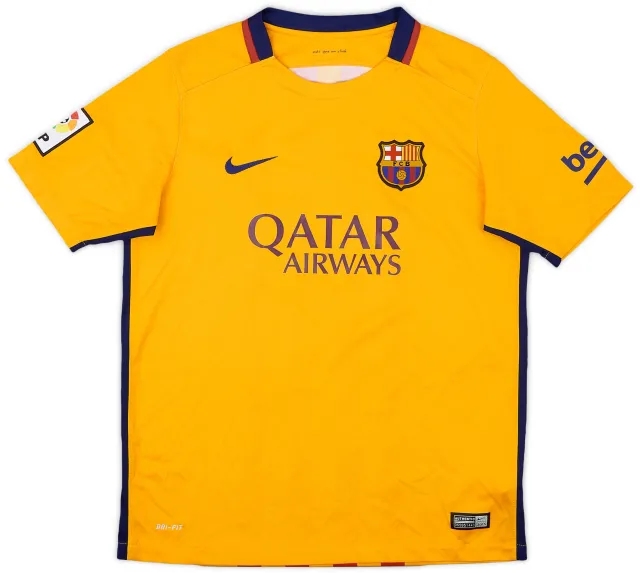 Nike 2015-16 Barcelona Away Shirt - 8/10 - (XL.Boys)