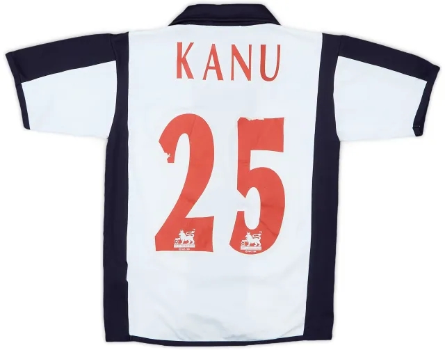 Diadora 2005-06 West Brom Home Shirt Kanu #25 - 5/10 - (7-8 Years)