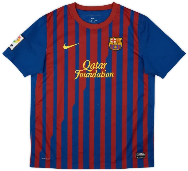 Nike 2011-12 Barcelona Home Shirt - 7/10 - (XL.Boys)