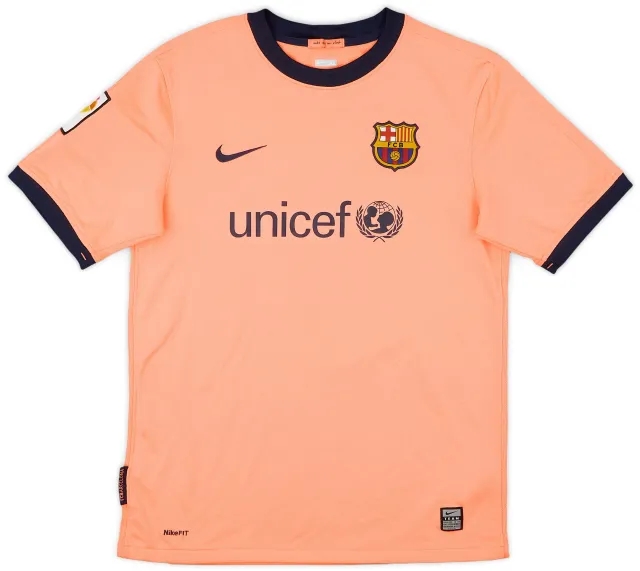 Nike 2009-10 Barcelona Away Shirt - 9/10 - (XL.Boys)