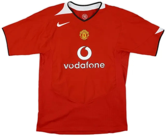 Nike 2004-06 Manchester United Home Shirt - 8/10 - (XL.Boys)