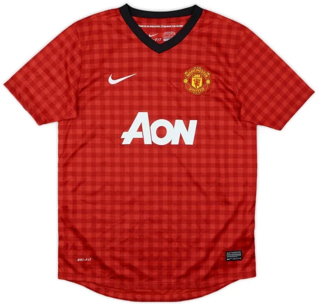 Nike 2012-13 Manchester United Home Shirt - 9/10 - (L.Boys)