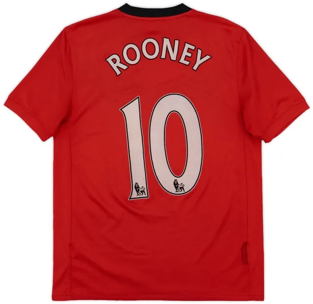 Nike 2009-10 Manchester United Home Shirt Rooney #10 - 5/10 - (M)