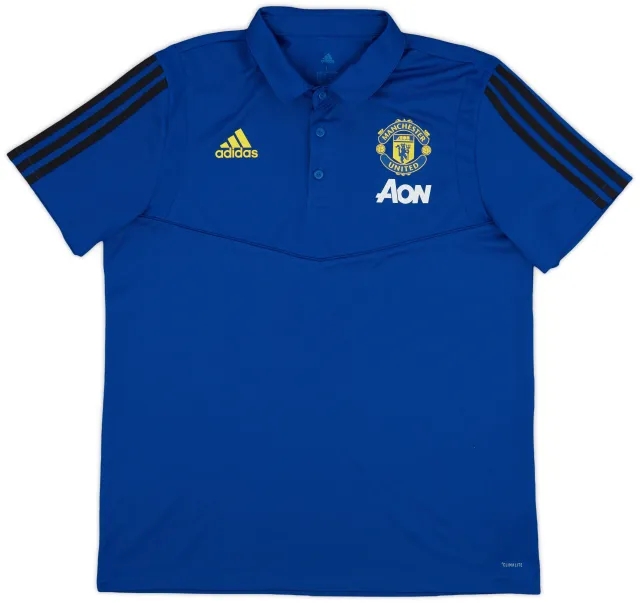 2019-20 Manchester United adidas Polo Shirt - 8/10 - (L)