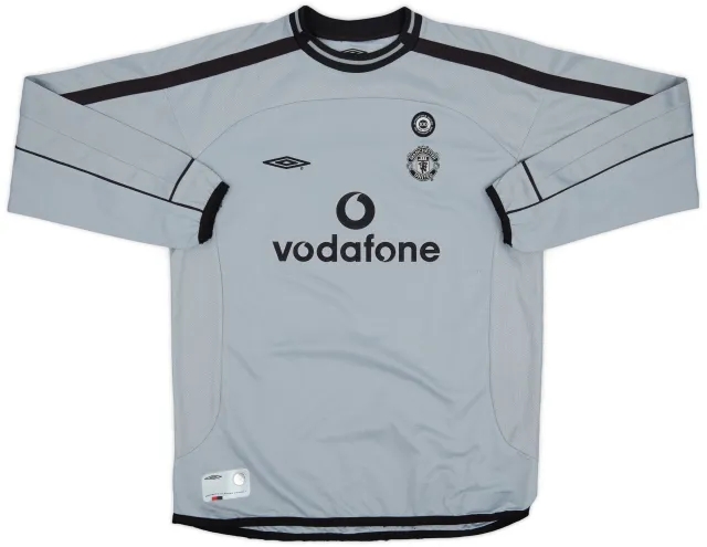 Umbro 2001-02 Manchester United Centenary GK Shirt - 8/10 - (L.Boys)