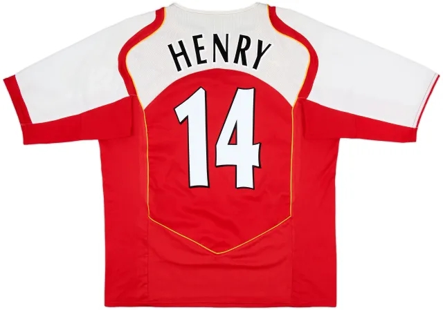 Nike 2004-05 Arsenal Home Shirt Henry #14 - 6/10 - (L)