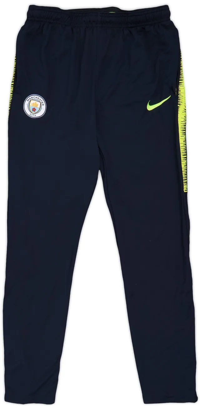 2018-19 Manchester City Nike Track Pants/Bottoms - 9/10 - (M)