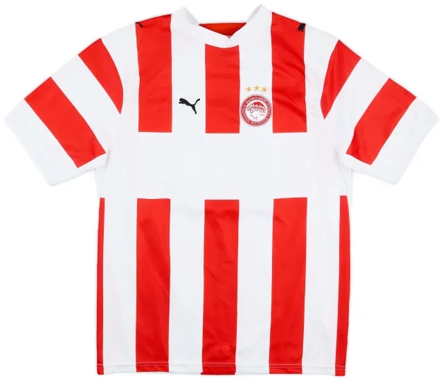 Puma 2006-07 Olympiakos Home Shirt - 8/10 - (M)