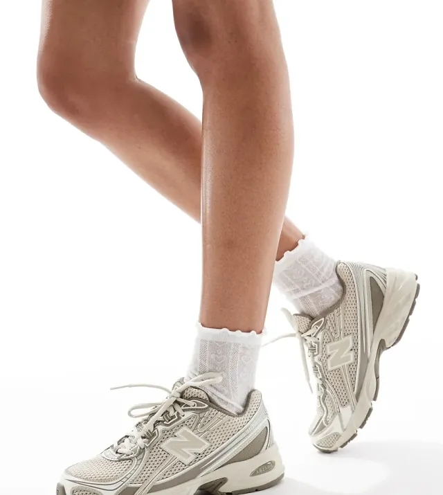 New Balance Unisex 740 in Brown/Grey/White Synthetic