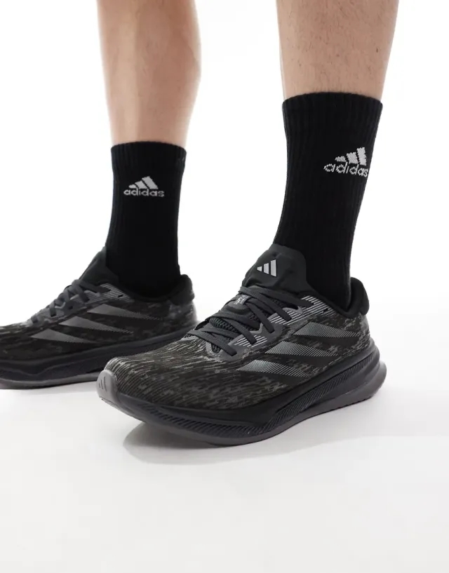 Adidas Running Supernova Lightflow In Black