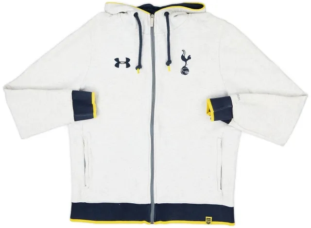2014-15 Tottenham Under Armour Hooded Track Top - 9/10 - (L)