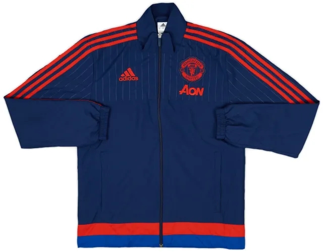2015-16 Manchester United adidas Track Jacket - 10/10 - (S)