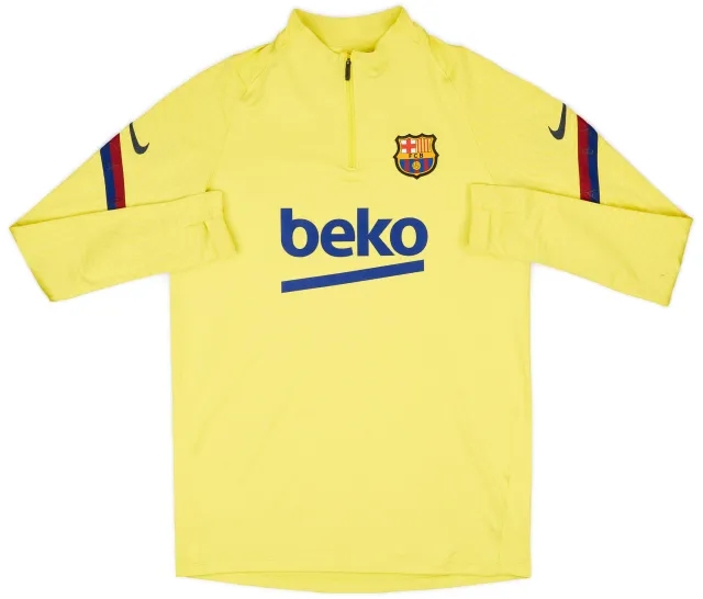 2020-21 Barcelona Nike 1/4 Zip Training Top - 6/10 - (M)