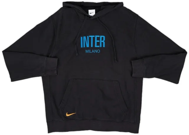 2021-22 Inter Milan Nike Hooded Sweat Top - 8/10 - (M)