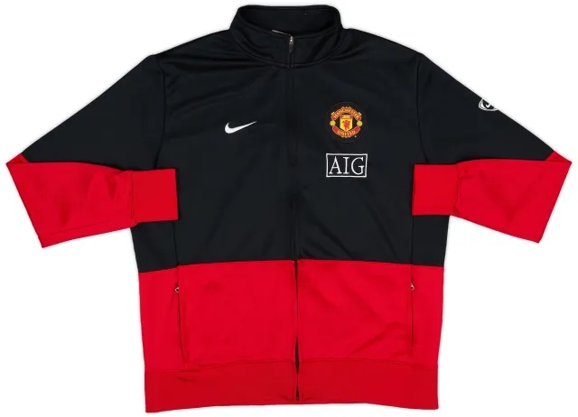 2009-10 Manchester United Nike Track Jacket - 9/10 - (XL)