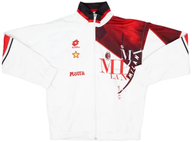 1993-94 AC Milan Lotto Track Jacket - 5/10 - (L)