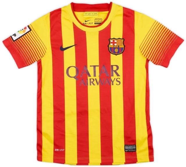 Nike 2013-15 Barcelona Away Shirt - 8/10 - (S.Boys)