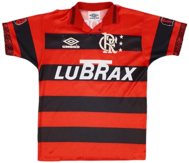 Umbro 1994-95 Flamengo Centenary Home Shirt #7 - 7/10 - (S)