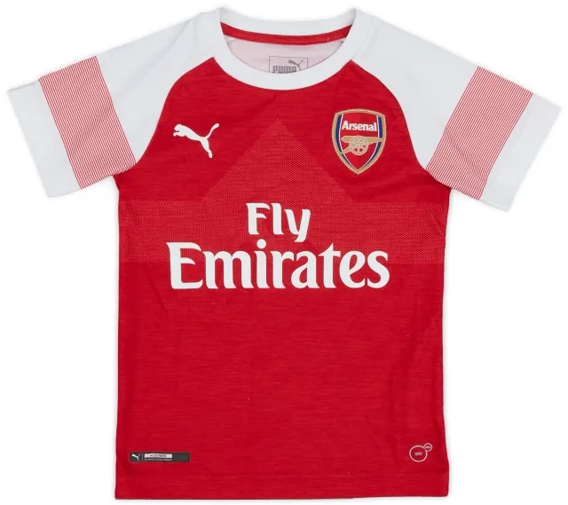 Puma 2018-19 Arsenal Home Shirt - 8/10 - (5-6 Years)