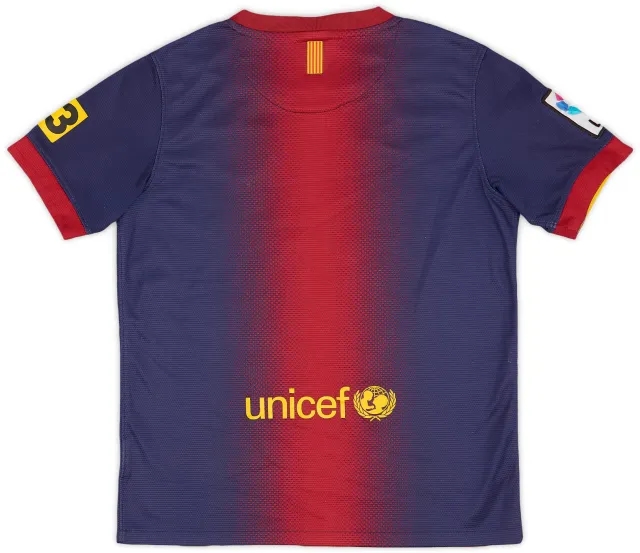 Nike 2012-13 Barcelona Home Shirt - 7/10 - (M.Boys)