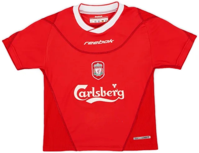 Reebok 2002-04 Liverpool Home Shirt - 5/10 - (M.Boys)