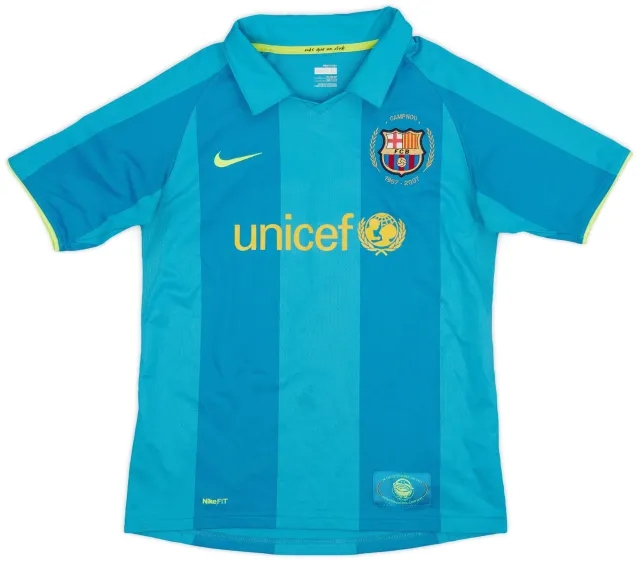 Nike 2007-09 Barcelona Away Shirt - 8/10 - (L.Boys)