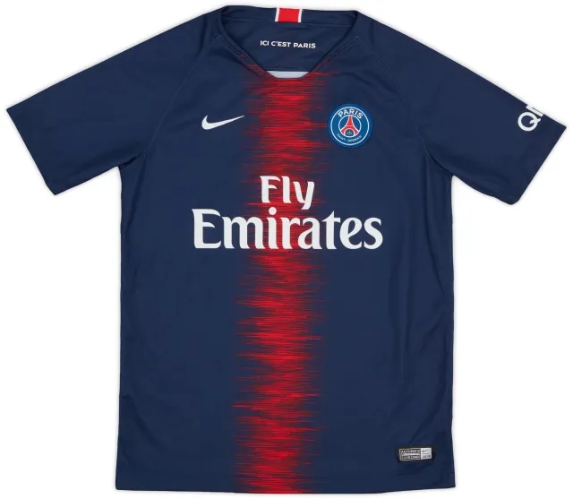 Nike 2018-19 Paris Saint-Germain Home Shirt - 10/10 - (L.Boys)