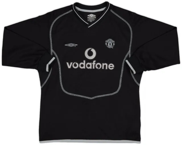 Umbro 2000-02 Manchester United GK Shirt - 8/10 - (L.Boys)