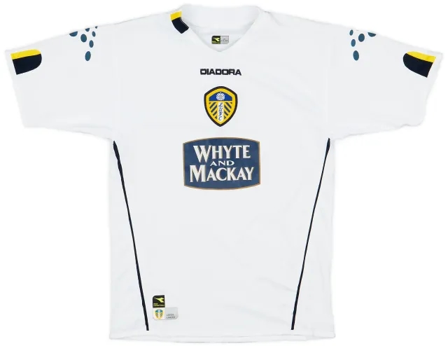 Diadora 2004-05 Leeds United Home Shirt - 8/10 - (M.Boys)