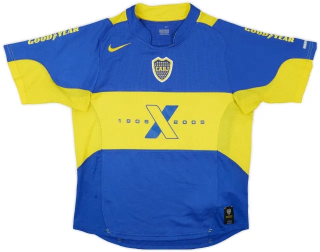 Nike 2005 Boca Juniors Home Shirt - 5/10 - (S)