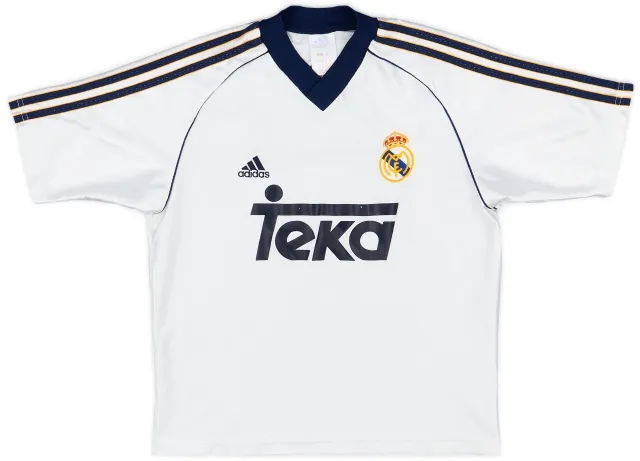 adidas 1998-00 Real Madrid Home Shirt - 8/10 - (M.Boys)